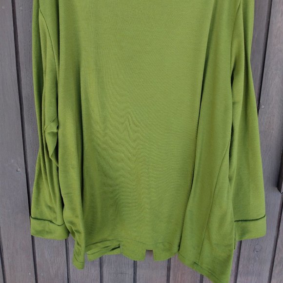 🌎Olive French Terry Boyfriend Blazer - Picture 9 of 9